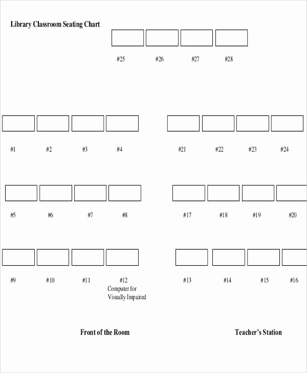 11 Seating Chart Template – Free Sample Example format