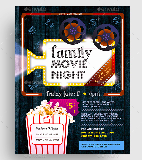 15 Movie Flyer Designs &amp; Templates Psd Word Publisher