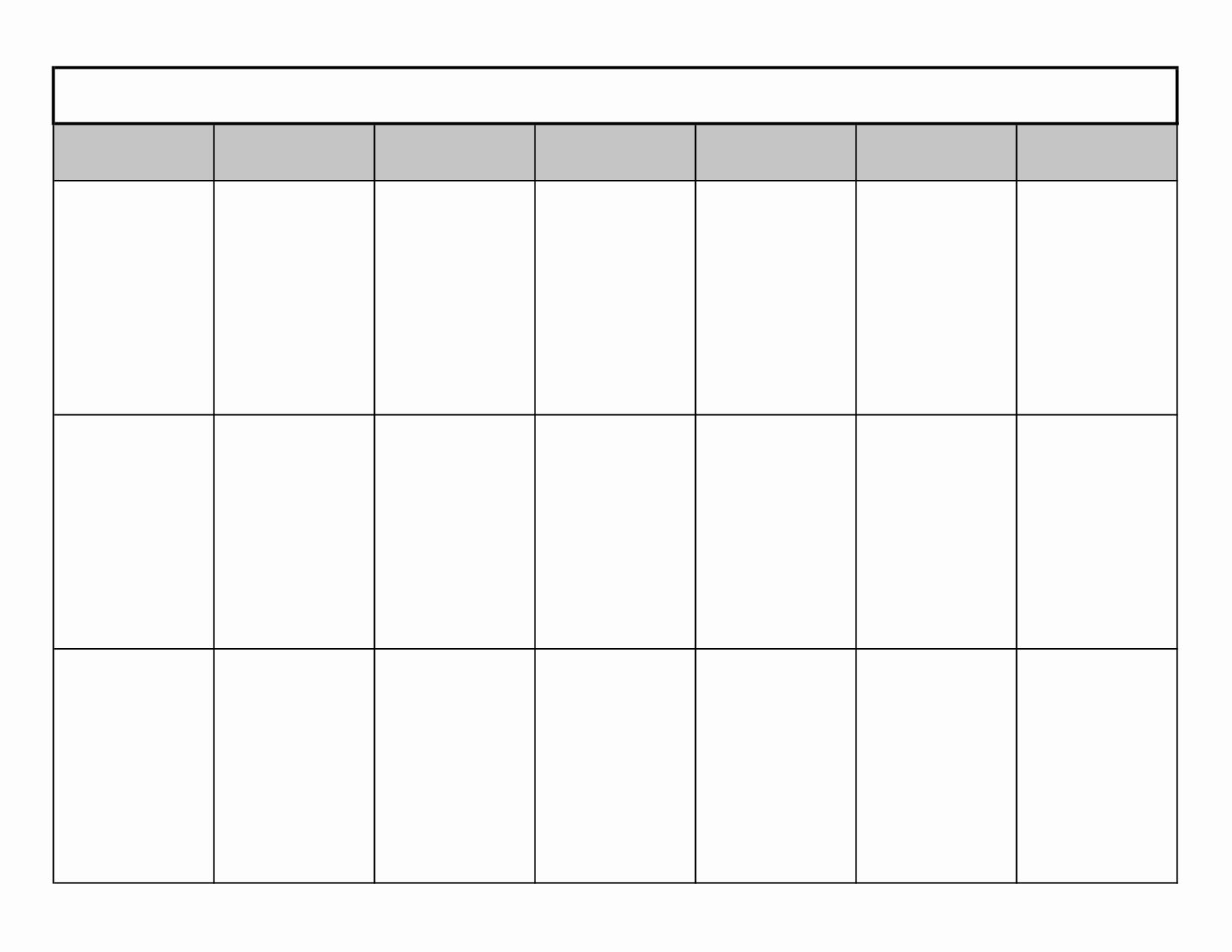 16 Blank Month Calendar Template Blank Monthly