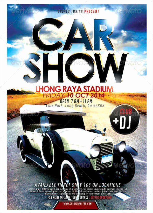 16 Car Show Flyer Templates Free Psd Word Samples