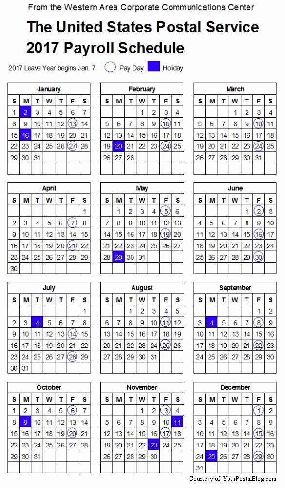 2018 Calendar Biweekly Payroll 2018 Calendar with Federal