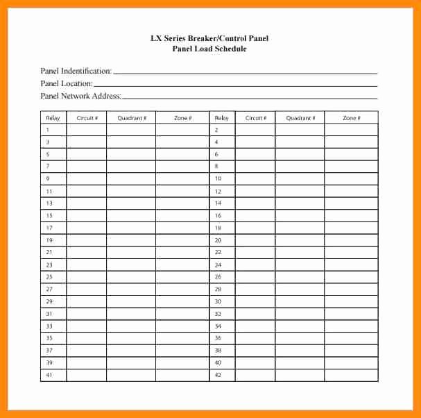 23 Of Square D Qo Panel Schedule Template
