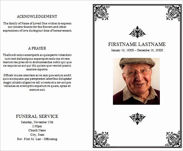 31 Funeral Program Templates Free Word Pdf Psd