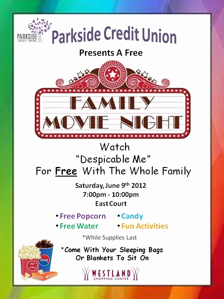 33 Awesome Movie Night Template Flyer Free Images