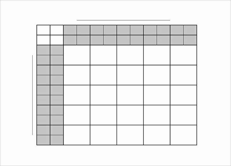 33 Printable Football Square Templates Free Excel Word