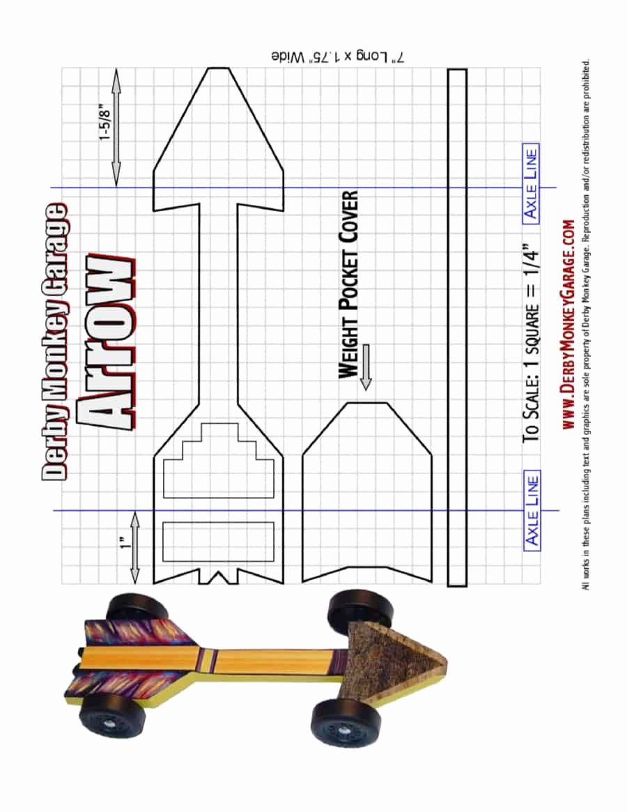 39 Awesome Pinewood Derby Car Designs &amp; Templates