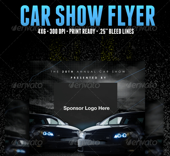 5 Free Car Show Flyer Templates Excel Pdf formats