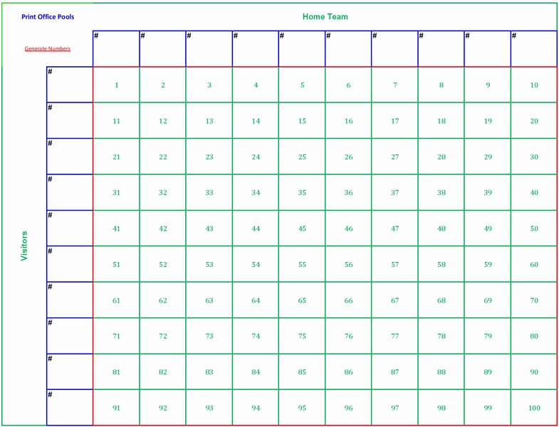 6 Best Of Printable Football Pool Grid Sheets