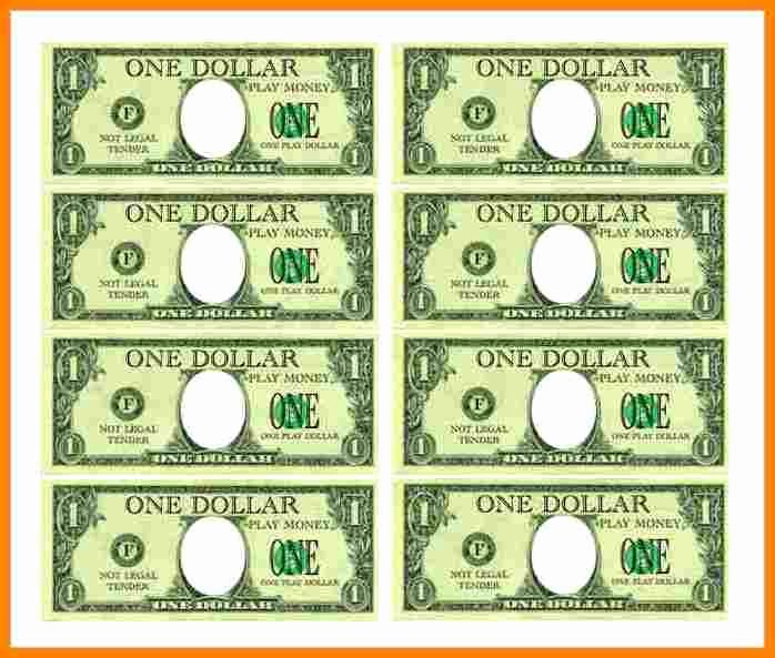 7 Customizable Fake Money Template