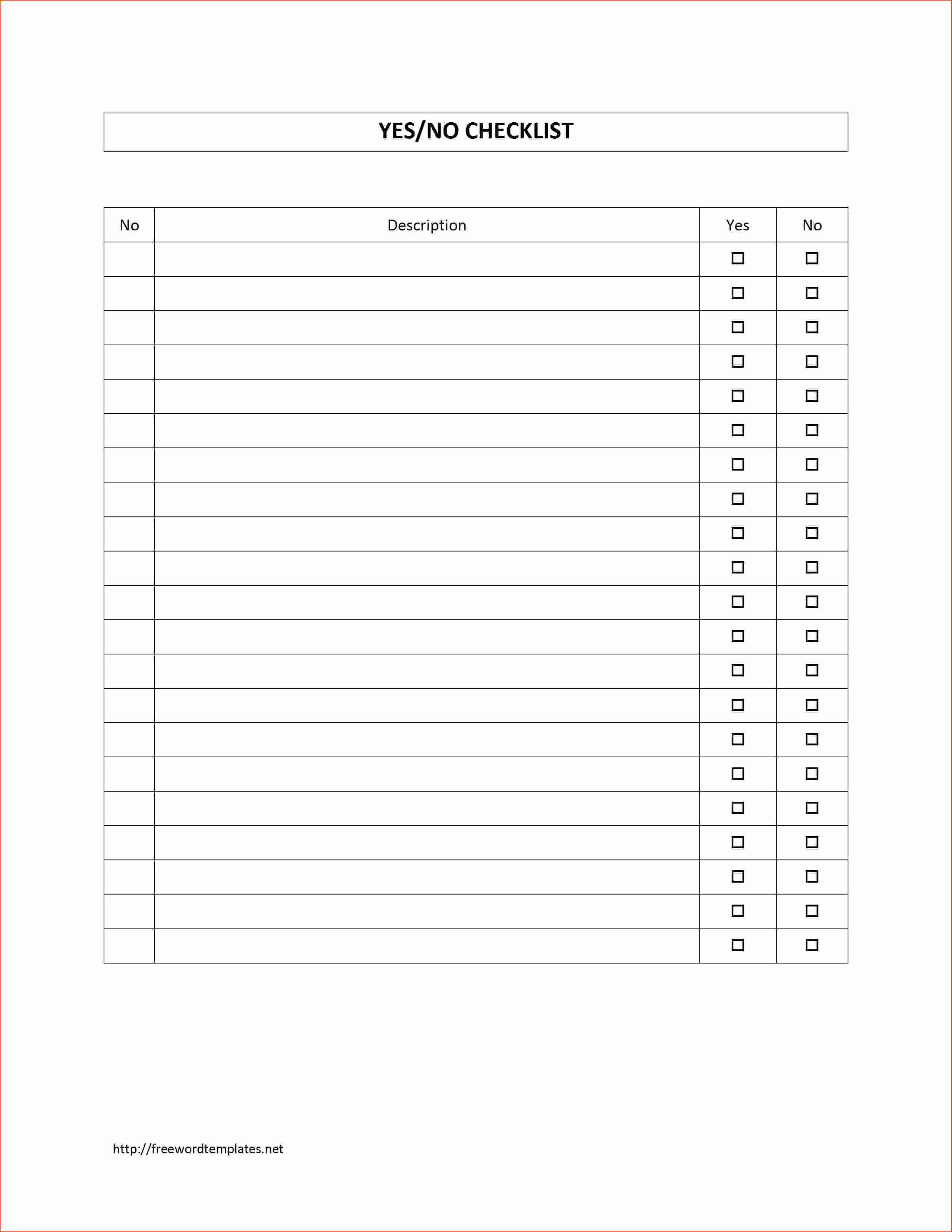 7 Microsoft Word Checklist Template Bookletemplate