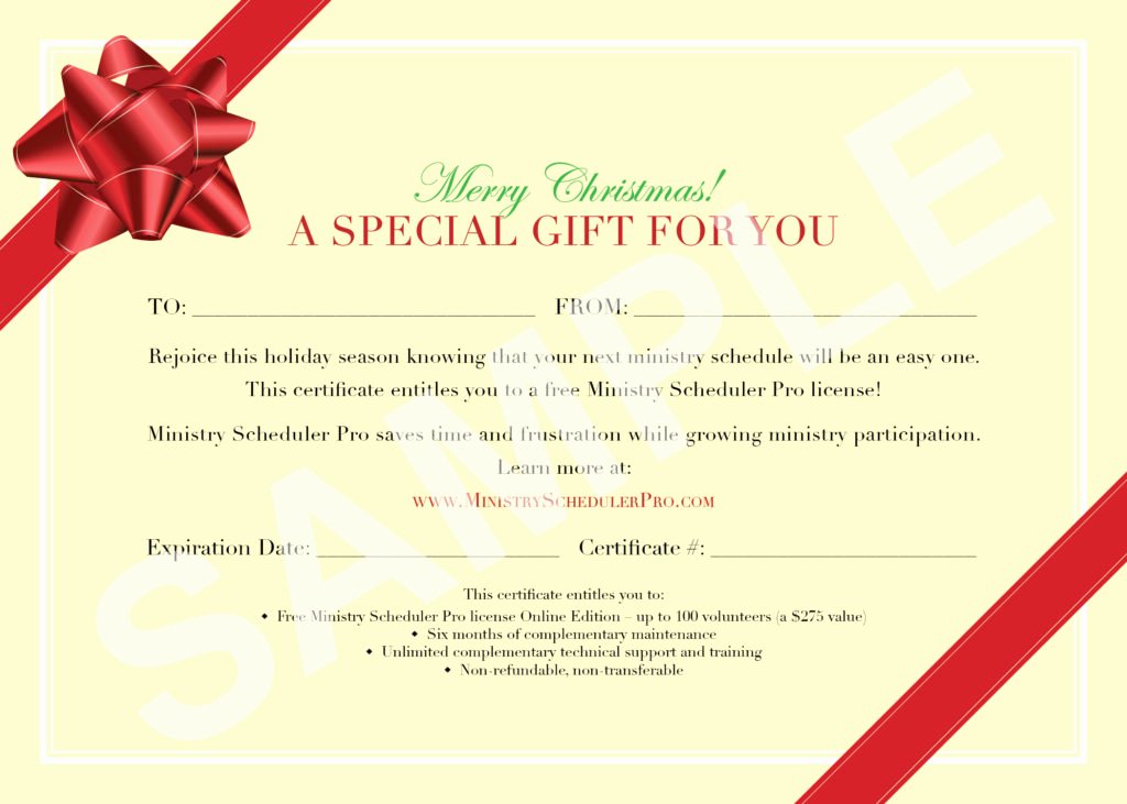 7 New Gift Certificate Templates