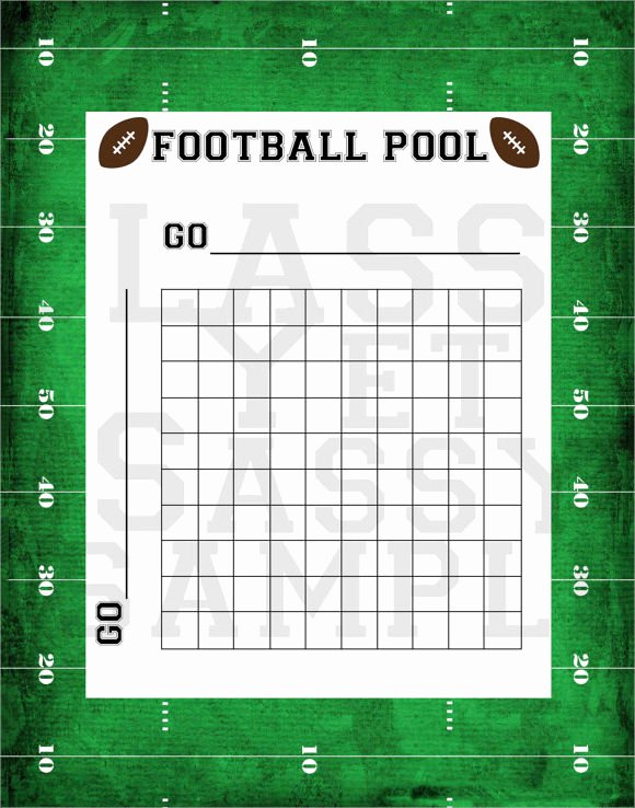 8 Football Pool Samples