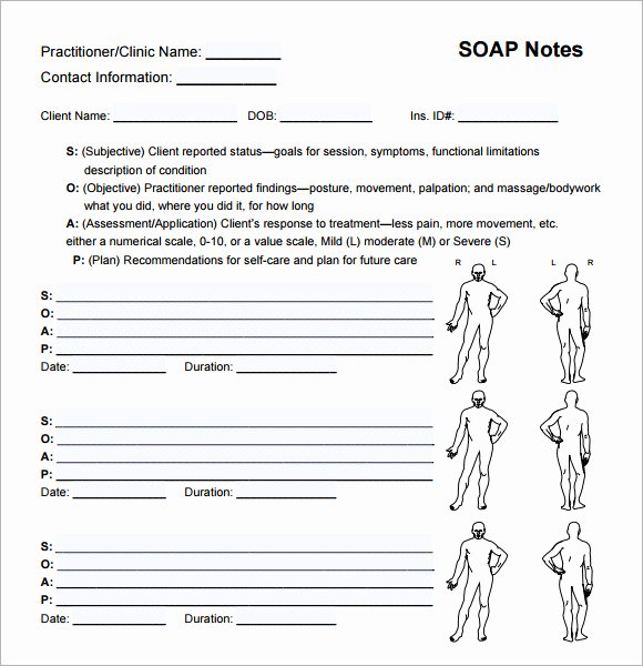 9 Sample soap Note Templates – Word Pdf