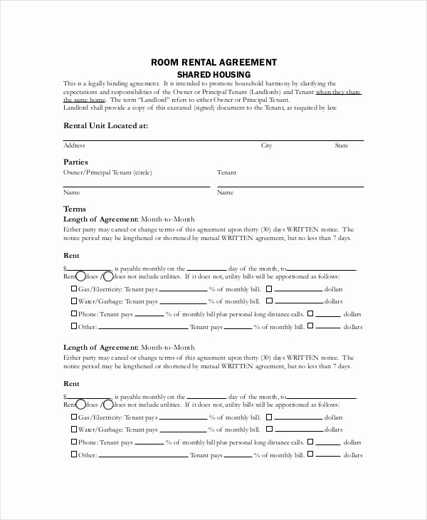 Basic Rental Agreement – 10 Free Word Pdf Documents