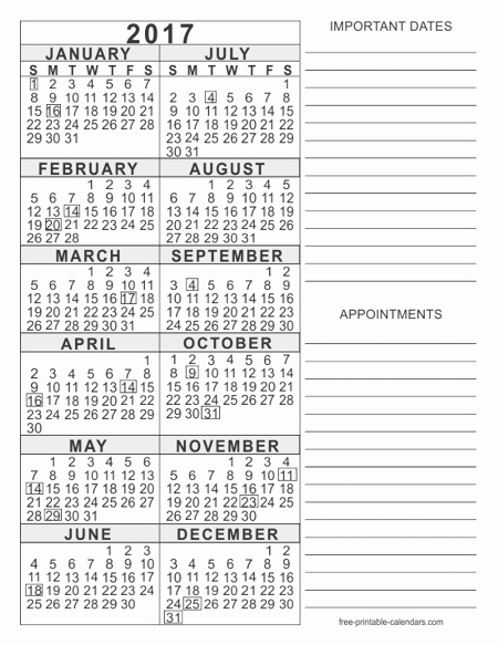 Bi Weekly Calendar Template 2017