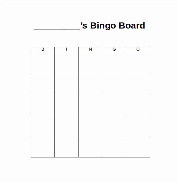 Blank Bingo Template 15 Free Psd Word Pdf Vector Eps