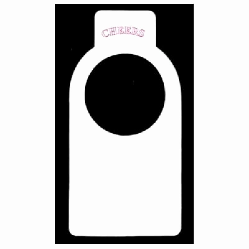 Bottle Neck Label Template to Pin On Pinterest