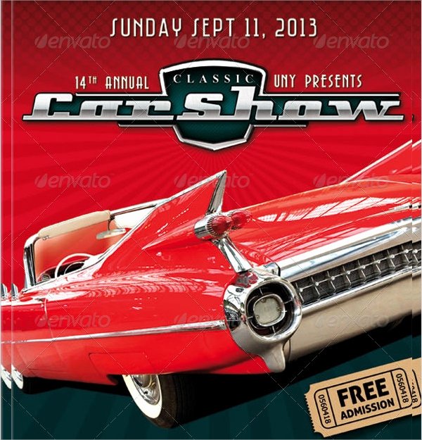 Car Show Flyer Template 20 Download In Vector Eps Psd