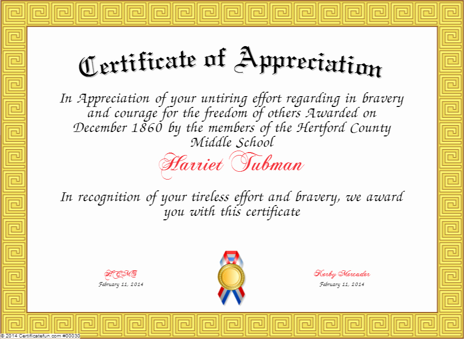 Certificate Appreciation Wording