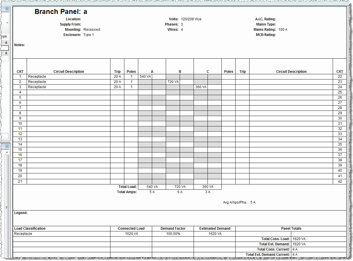 Circuit Breaker Panel Schedule Template to Pin On