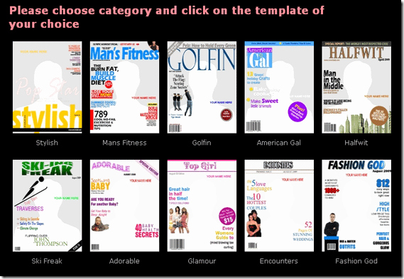 Create Your Own Custom Magazine Covers with Coverdude