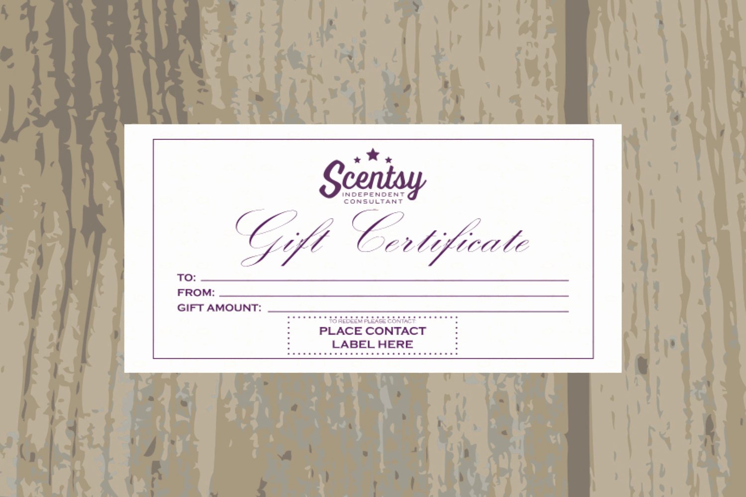 Create Your Own Gift Certificate