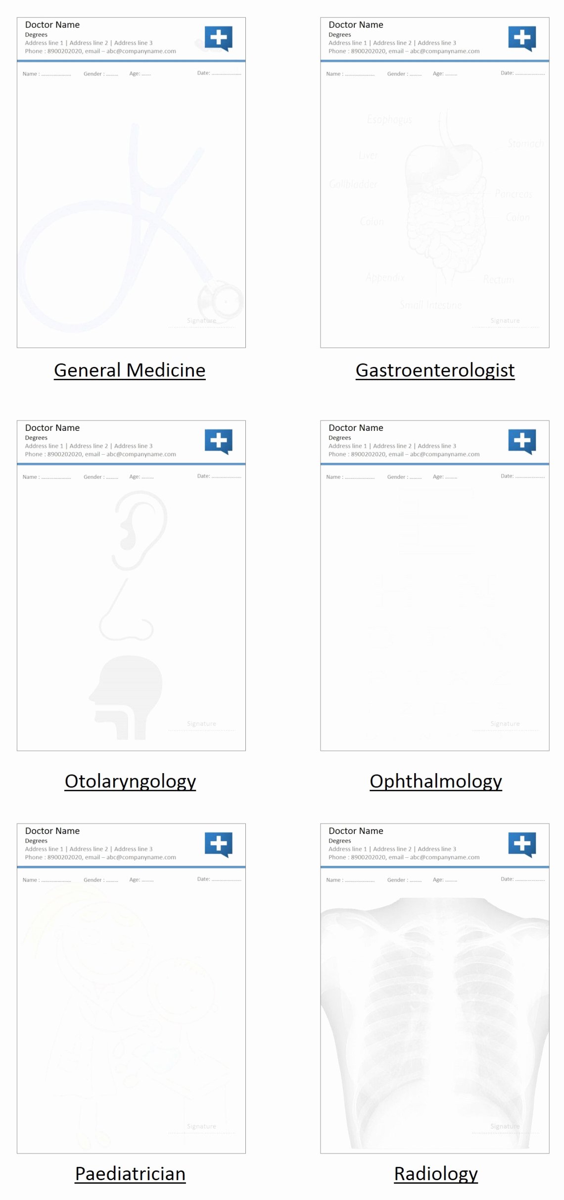 Designs for Medical Prescription Template – Indoclinic Blog