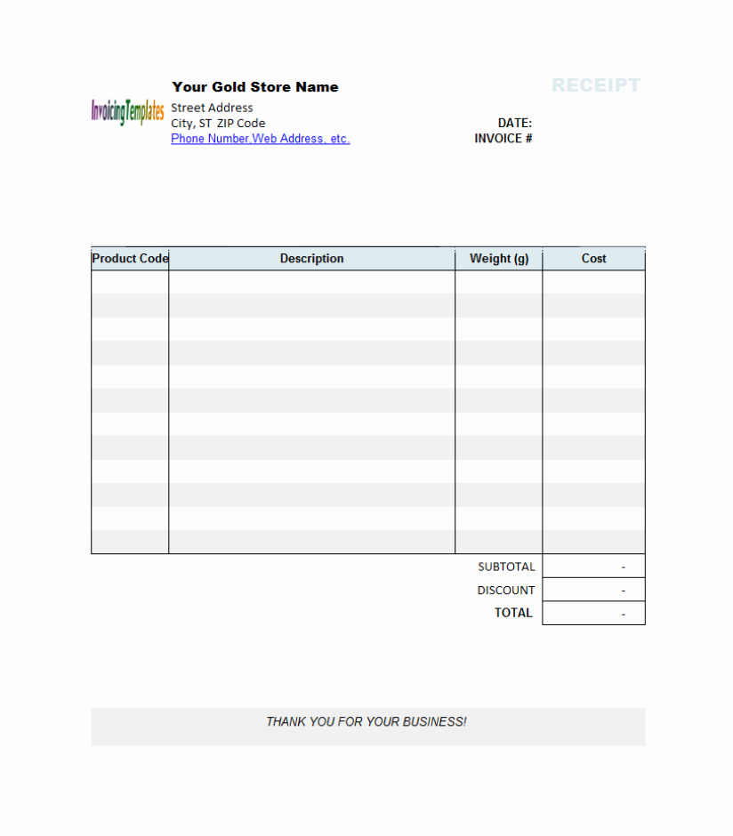 Download Blank Invoice Template Microsoft Word Templates