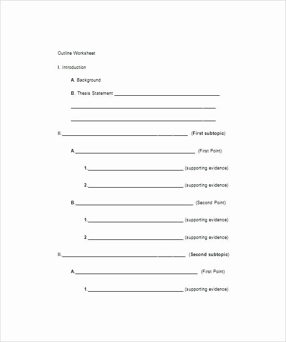Fake Free Sermon Outline Template for Resume College