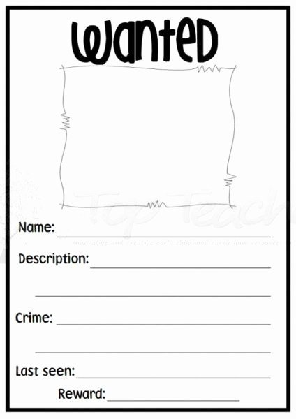 Fbi Most Wanted Poster Template Free Download Aashe