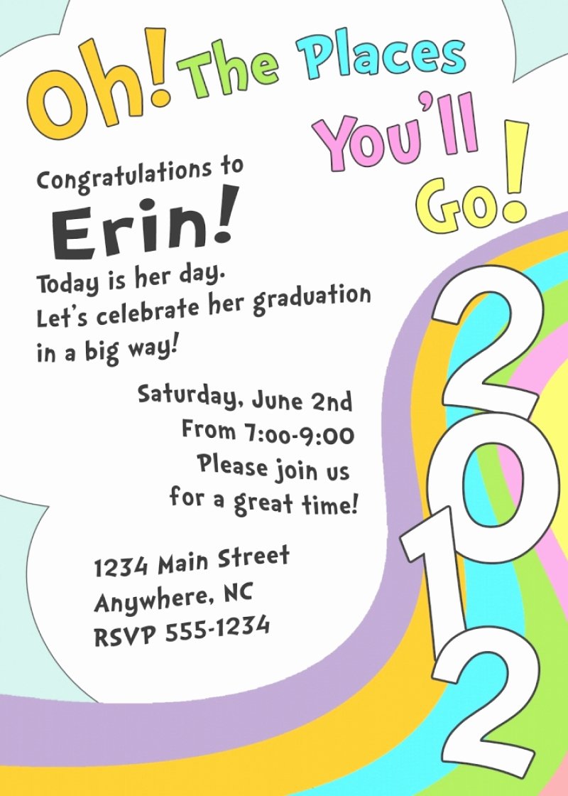 Free Kindergarten Graduation Invitation Template