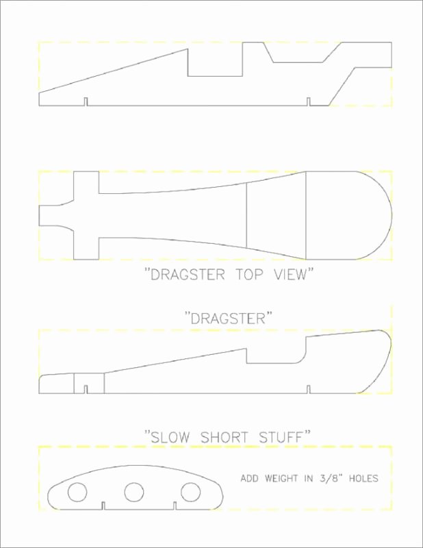 Free Pinewood Derby Templates