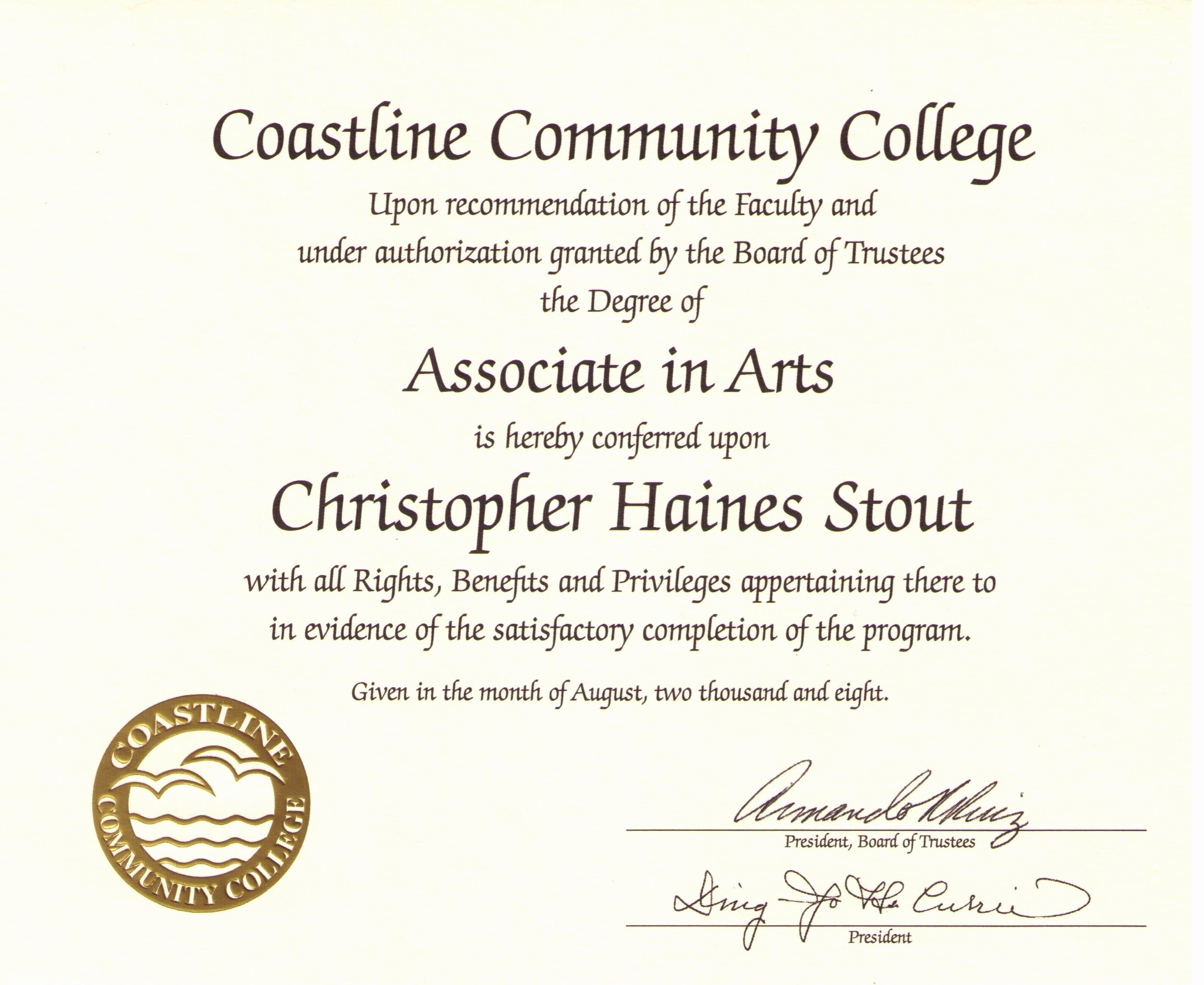 Free Printable College Diploma