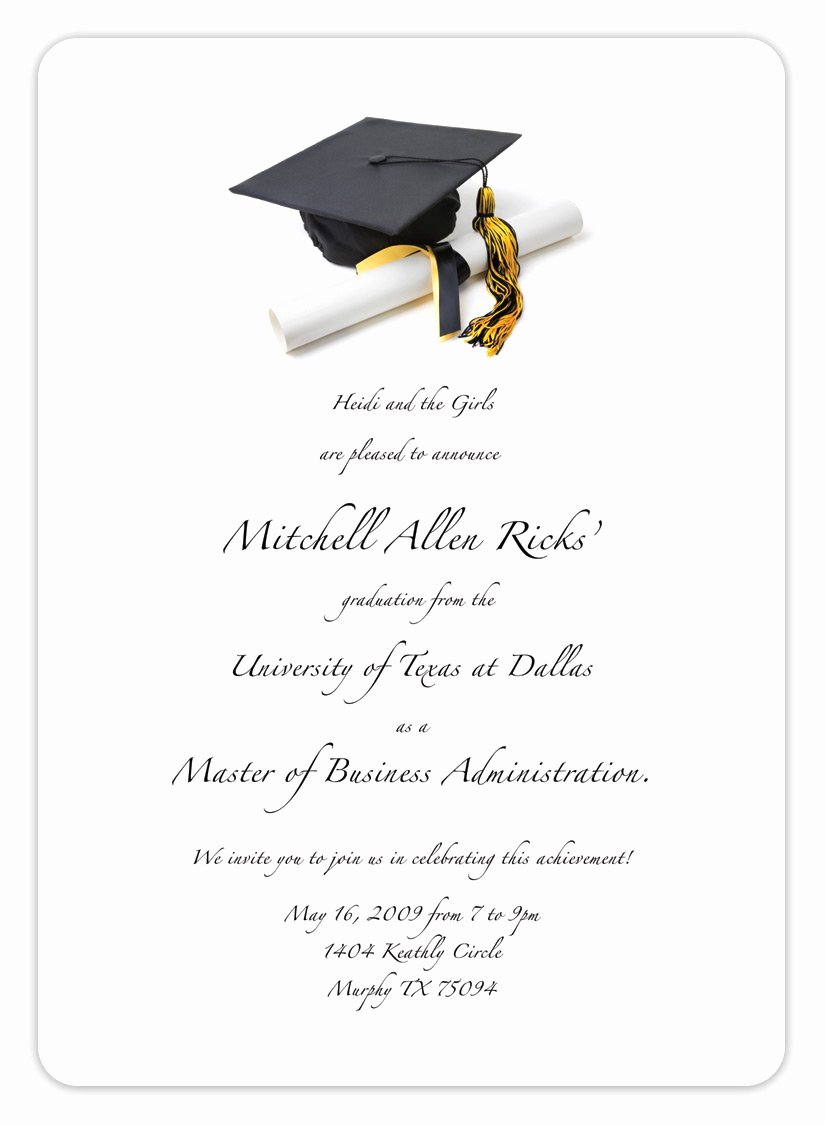 Free Printable Graduation Invitation Templates 2013