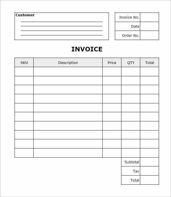 Generic Invoice Template