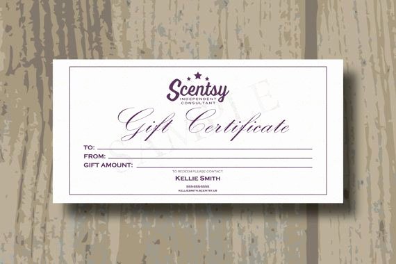 gift certificates gifts and scentsy on pinterest of scentsy gift certificate template