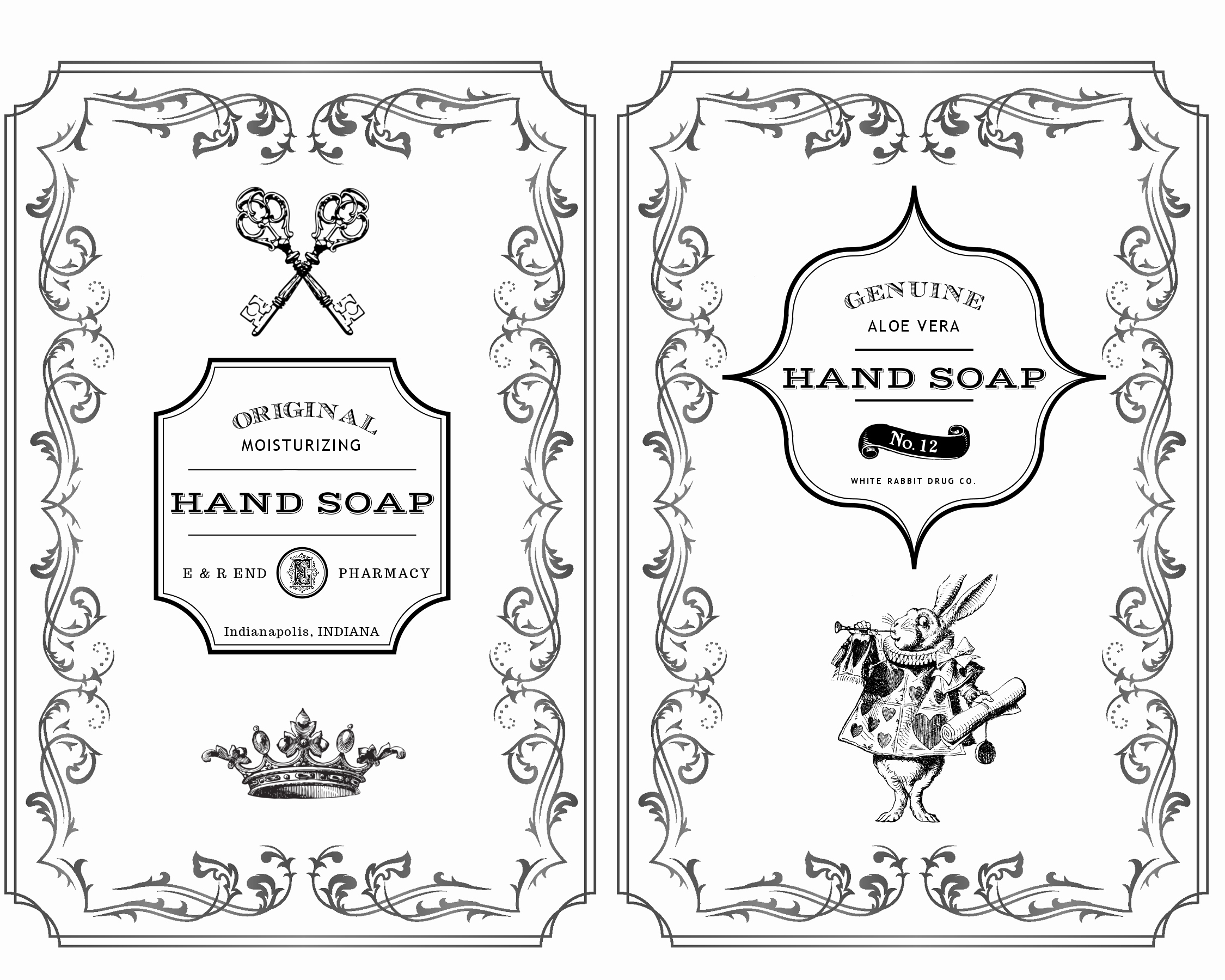 Hand soap Label Printables Rae Botsford End S Blograe