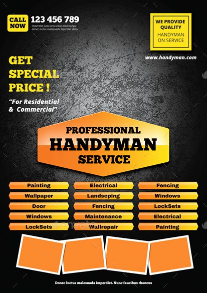 Handyman Flyer by Monggokerso