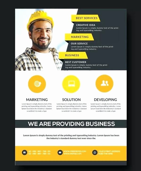 Handyman Flyer Template Free Download Service Templates