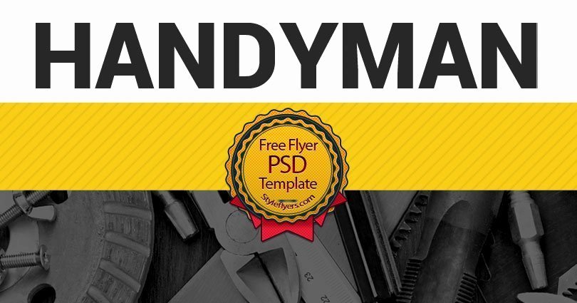 Handyman Free Psd Flyer Template Free Download
