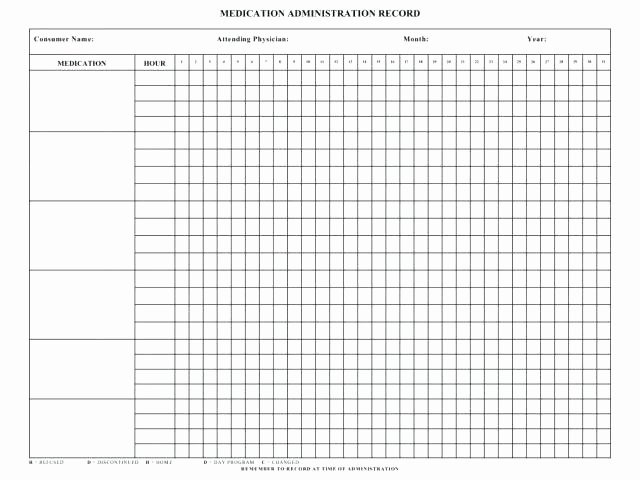 Home Medication Chart Template Printable Daily Schedule 8