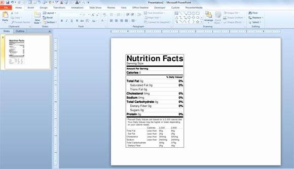 How to Make A Nutrition Facts Label for Free for Your