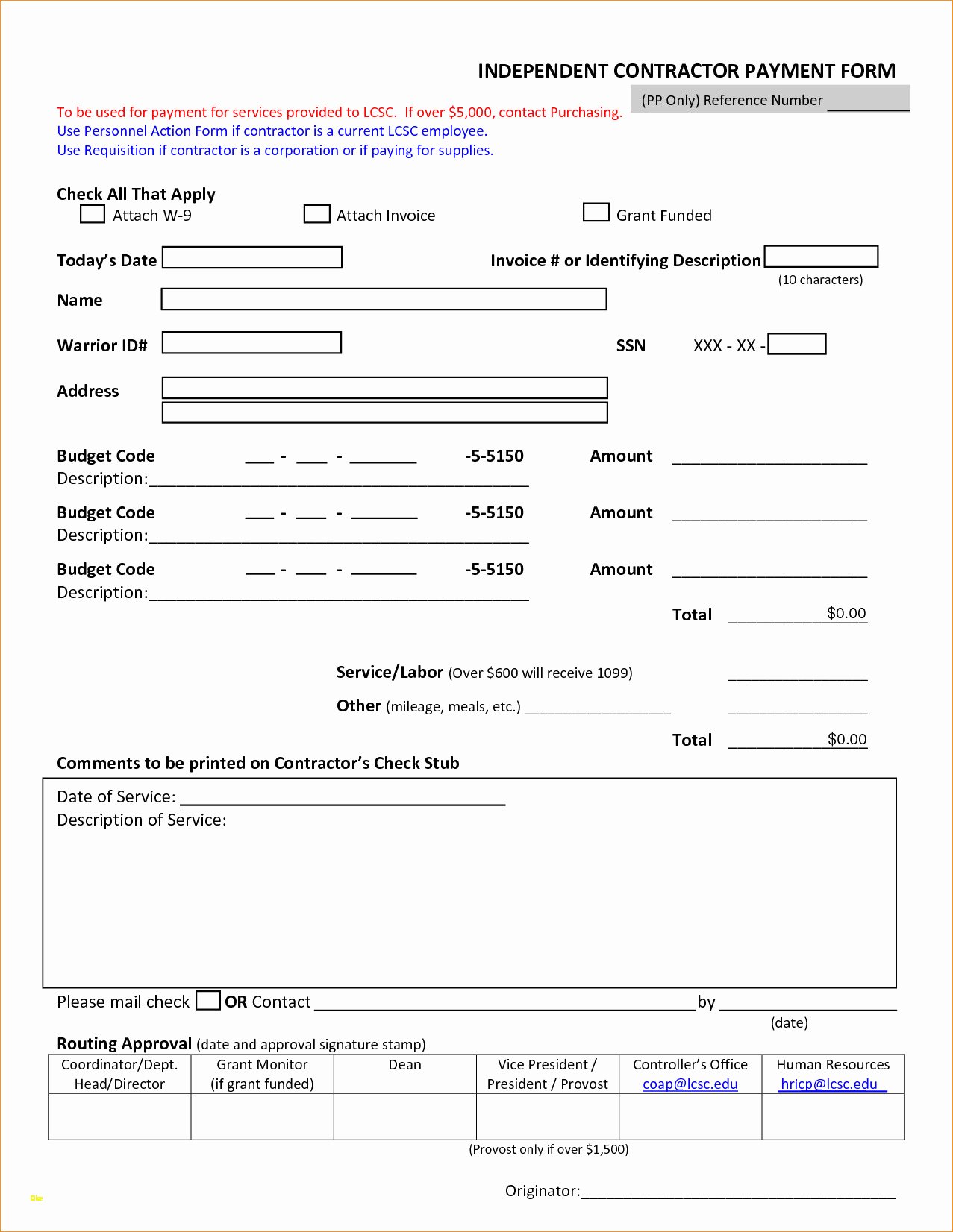 Independent Contractor Pay Stub Template Template