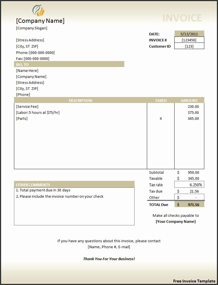 Invoice Templates