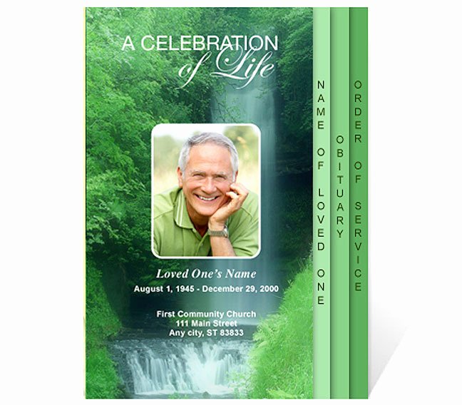 New Funeral Program Templates are now Available at the