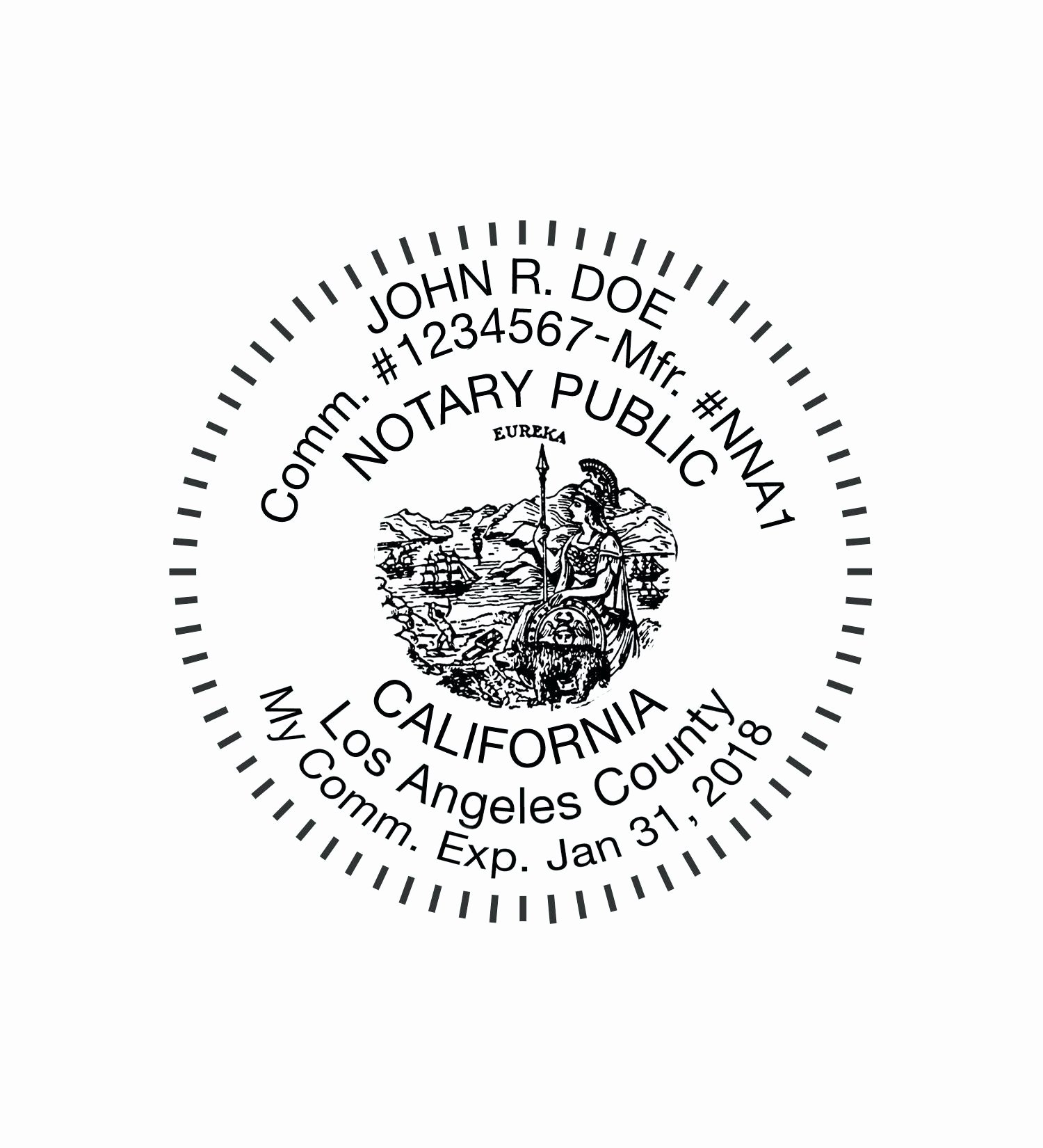 Notary Stamp Template