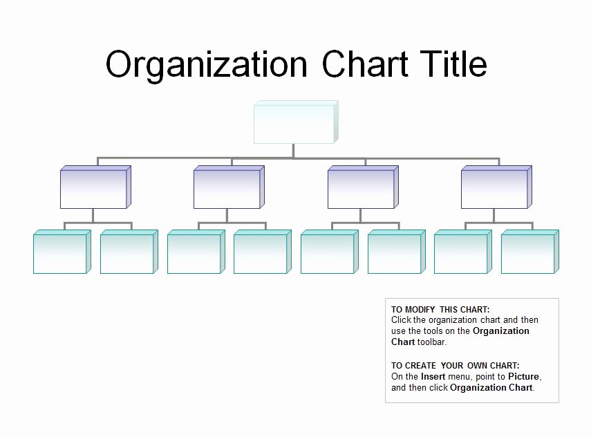 Organizational Chart Template Excel
