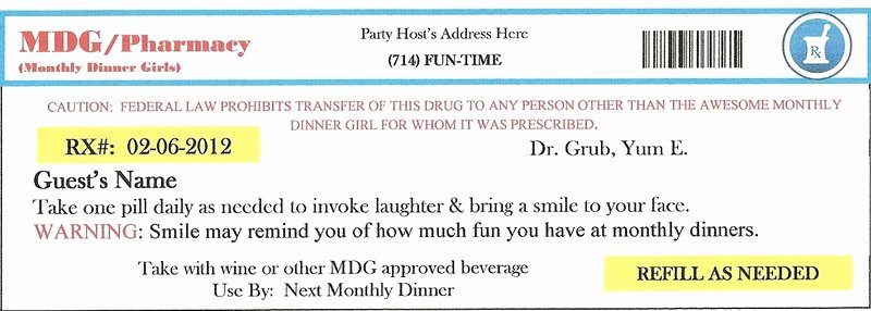 Prescription Label Template Microsoft Word Funny