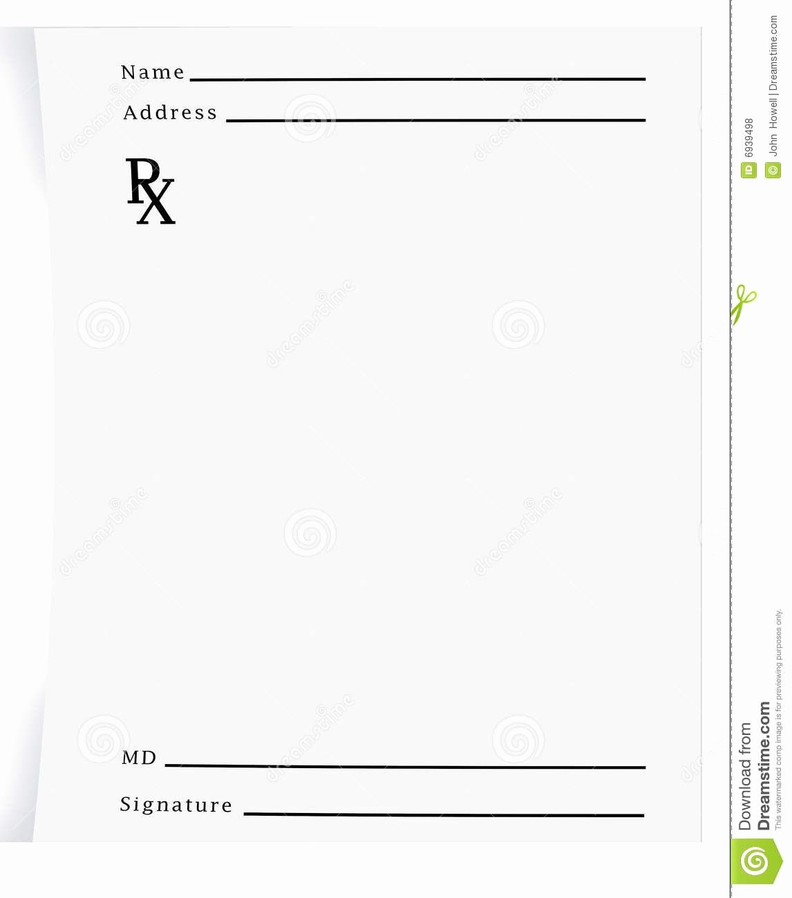 Prescription Pad Blank Download From Over 27 Million