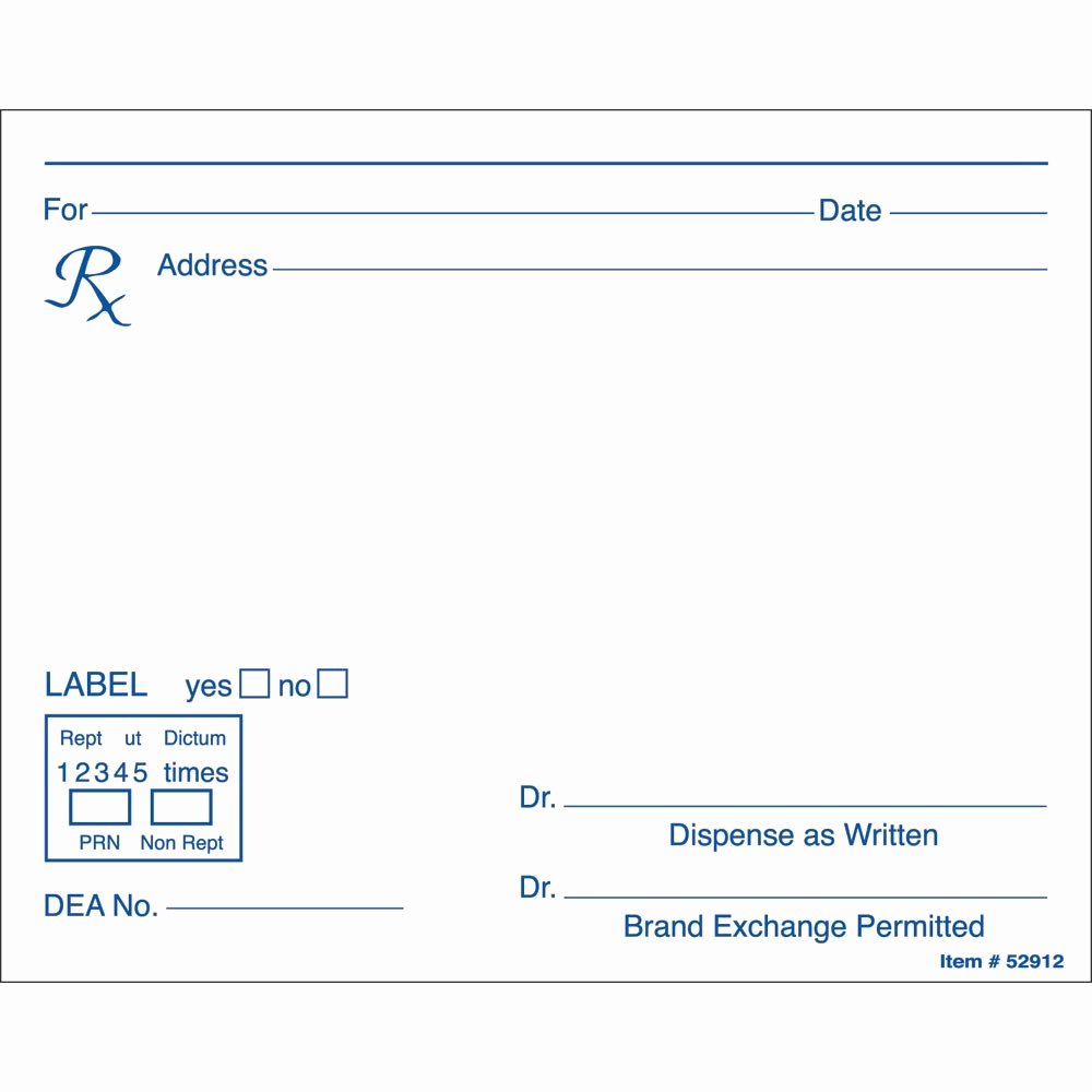 Prescription Pad Template Microsoft Word Example Resume